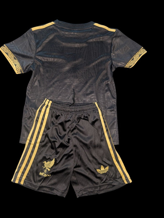 Mexico 2025/26 Black Special Jersey Kids Set