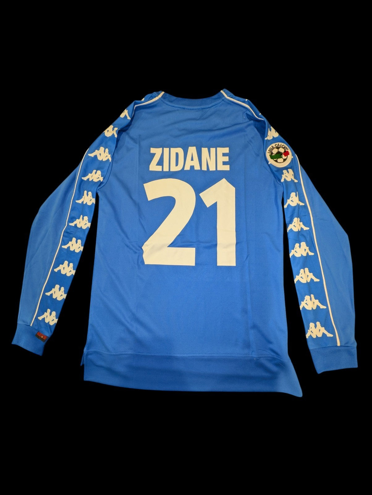 ZIDANE JUVENTUS L MEN SIZE RETRO LONG SLEEVE JERSEY