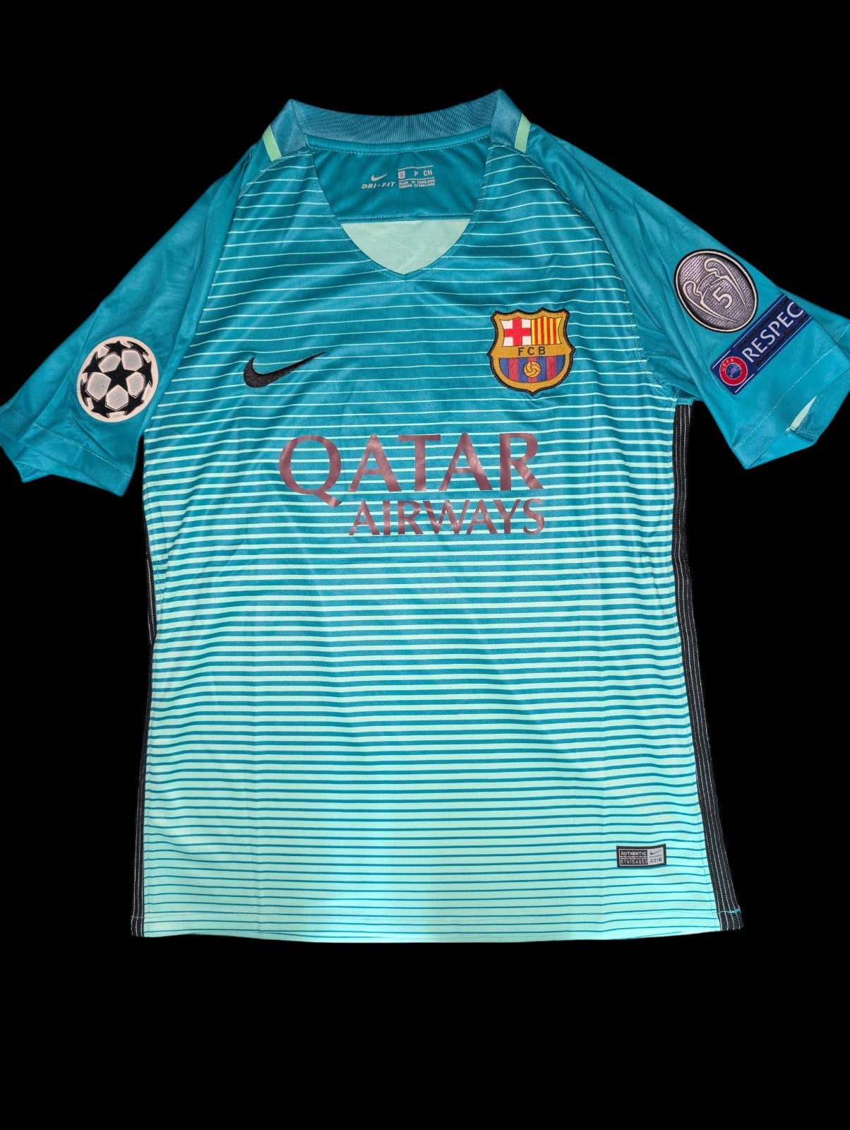 16/17 Neymar Barcelona Third Jersey Retro 