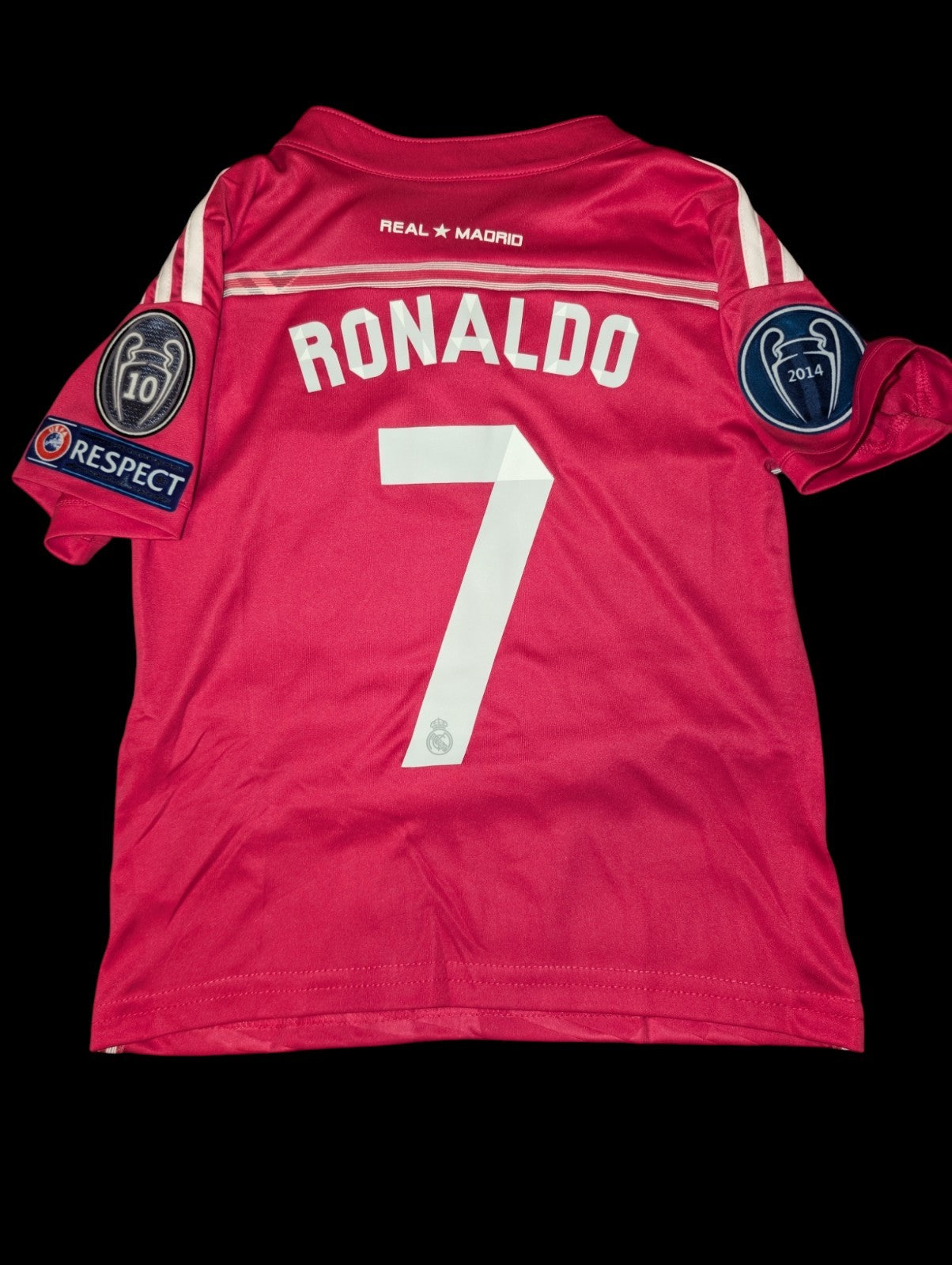 Real Madrid Away Jersey 2014 2015 Pink Cristiano Ronaldo 7 CR7 – A