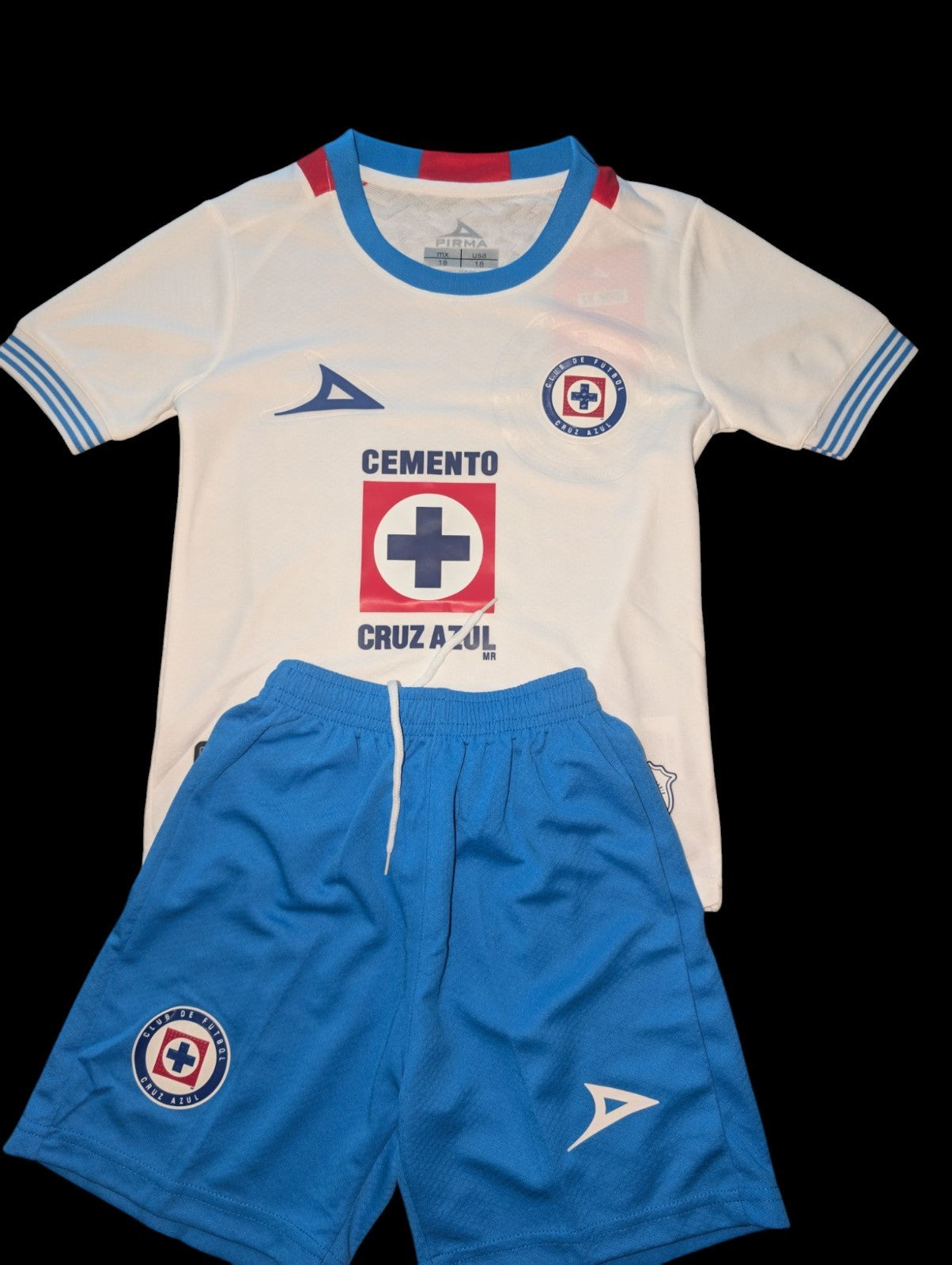 Youth kits CRUZ AZUL  Visitante 2025 shirt and short