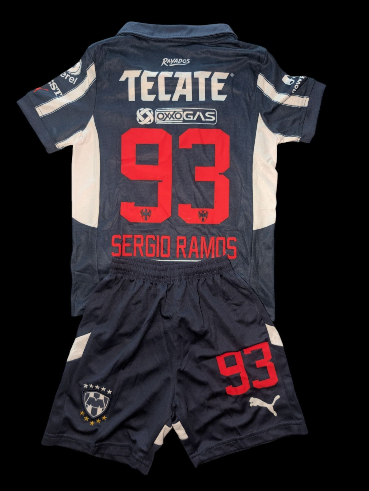 kids Sergio Ramos Monterrey 2024 /25 Home Jersey