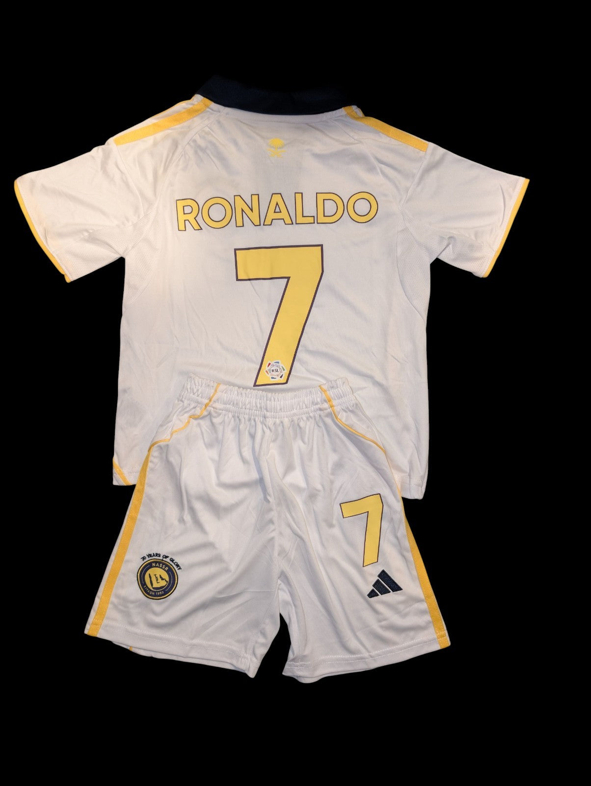 CR7 Cristiano Ronaldo Al Nassr Away Jersey Kids Set 