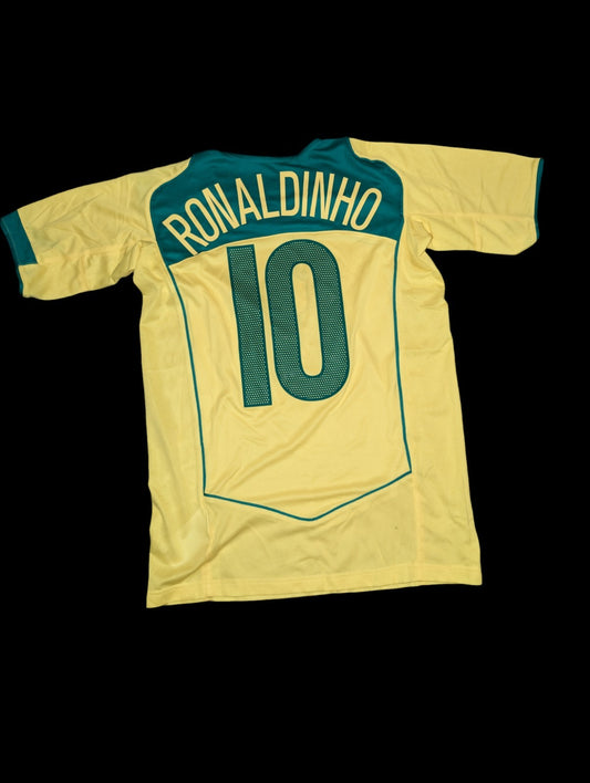 Ronaldinho Brazil 2004–06 Home Jersey