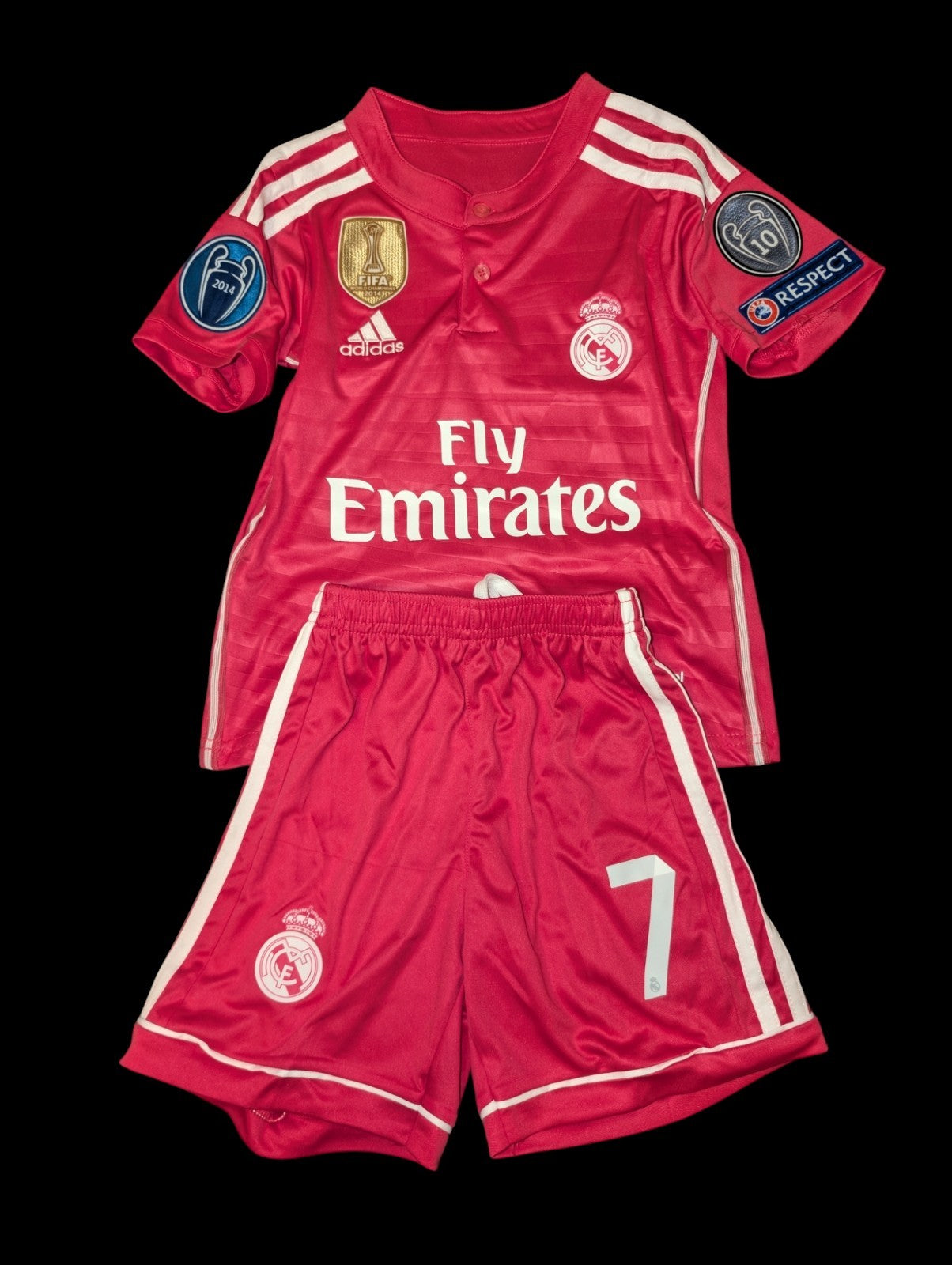 Real Madrid Away Jersey 2014 2015 Pink Cristiano Ronaldo 7 CR7