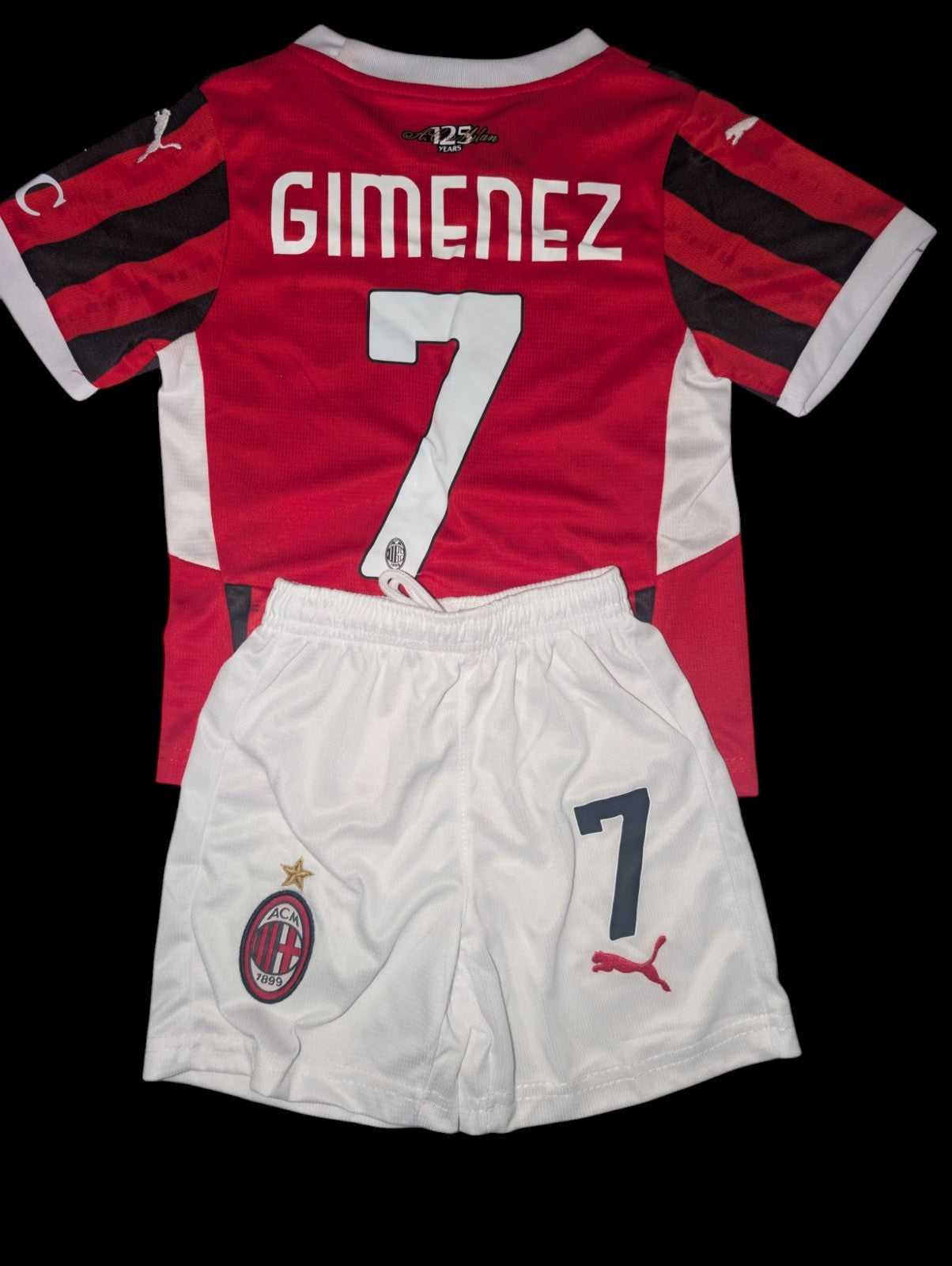 Gimenez AC Soccer Jersey Milan Kids Kit