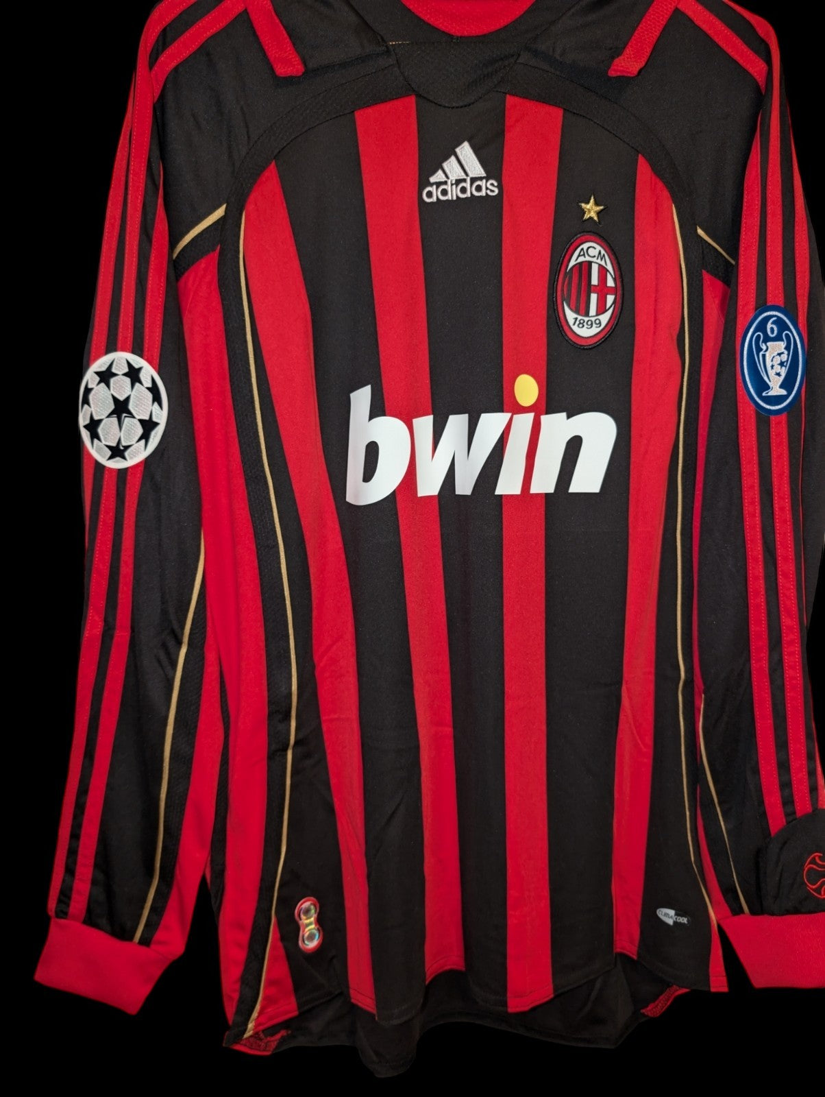 AC Milan Kaka Retro Home Football Soccer Jersey (2006/07)
