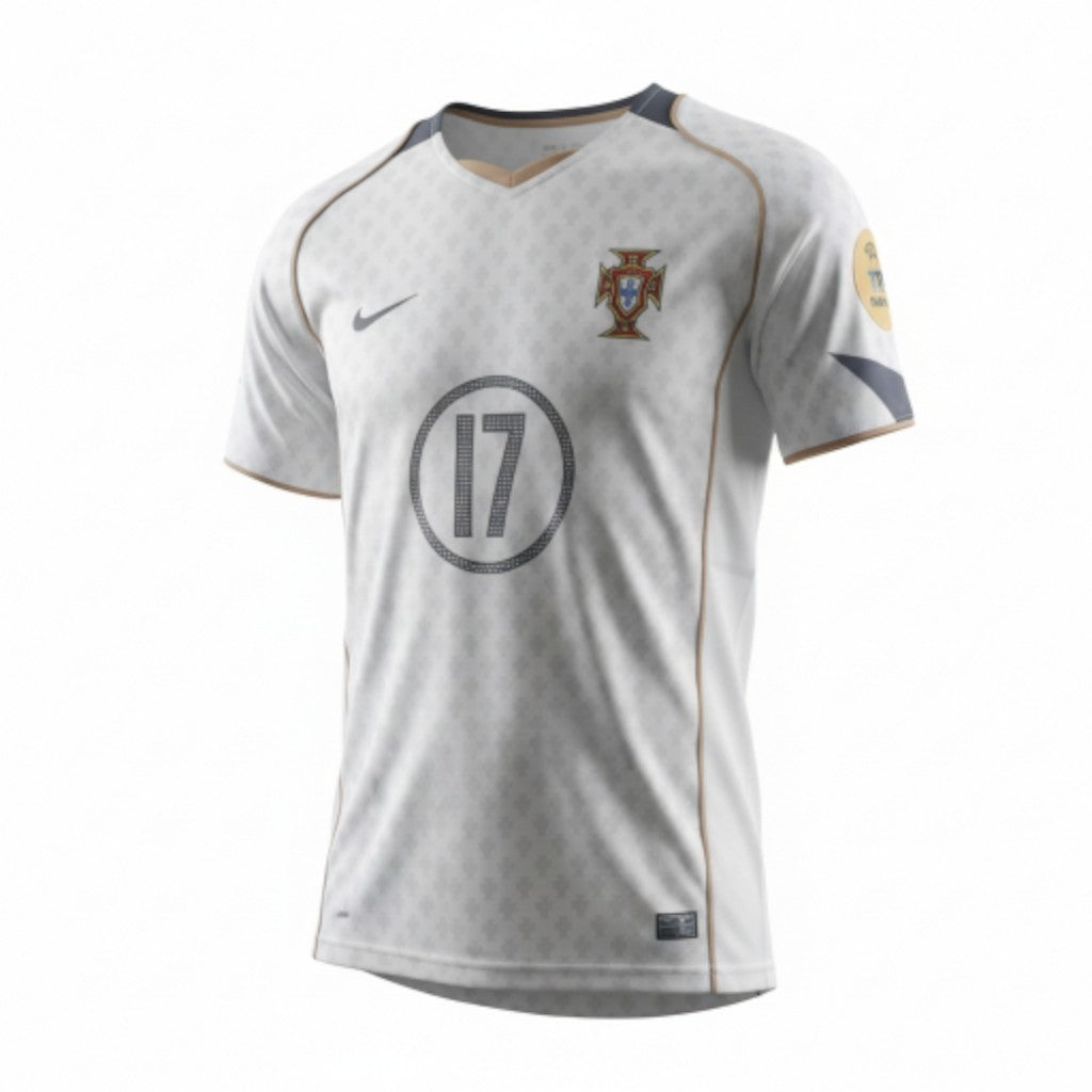 Cristiano Ronaldo #17 Portugal Away  Jersey Euro 2004