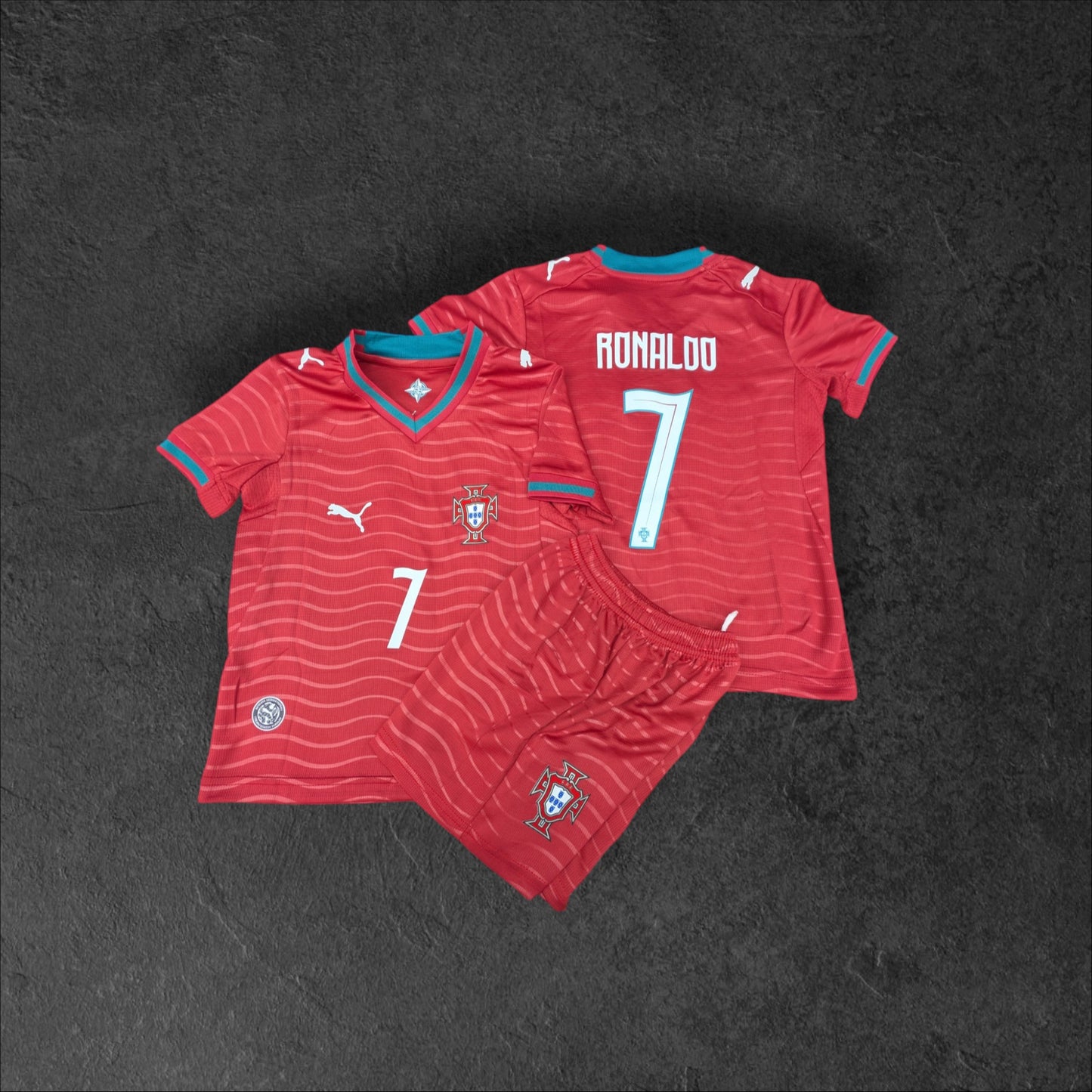Ronaldo Portugal Home Kids Kit