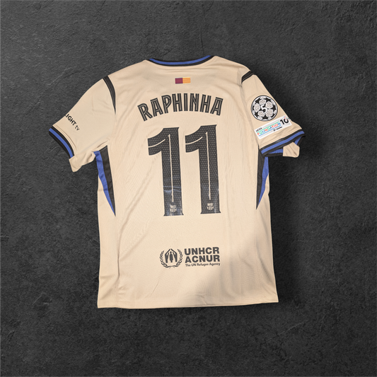 Raphinha FC Barcelona away jersey