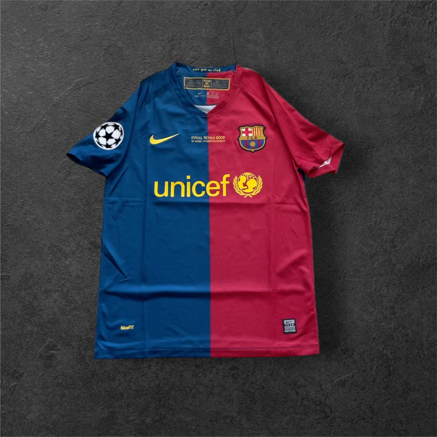 Messi 10 FC Barcelona 2009 Final Roma Champions League Jersey