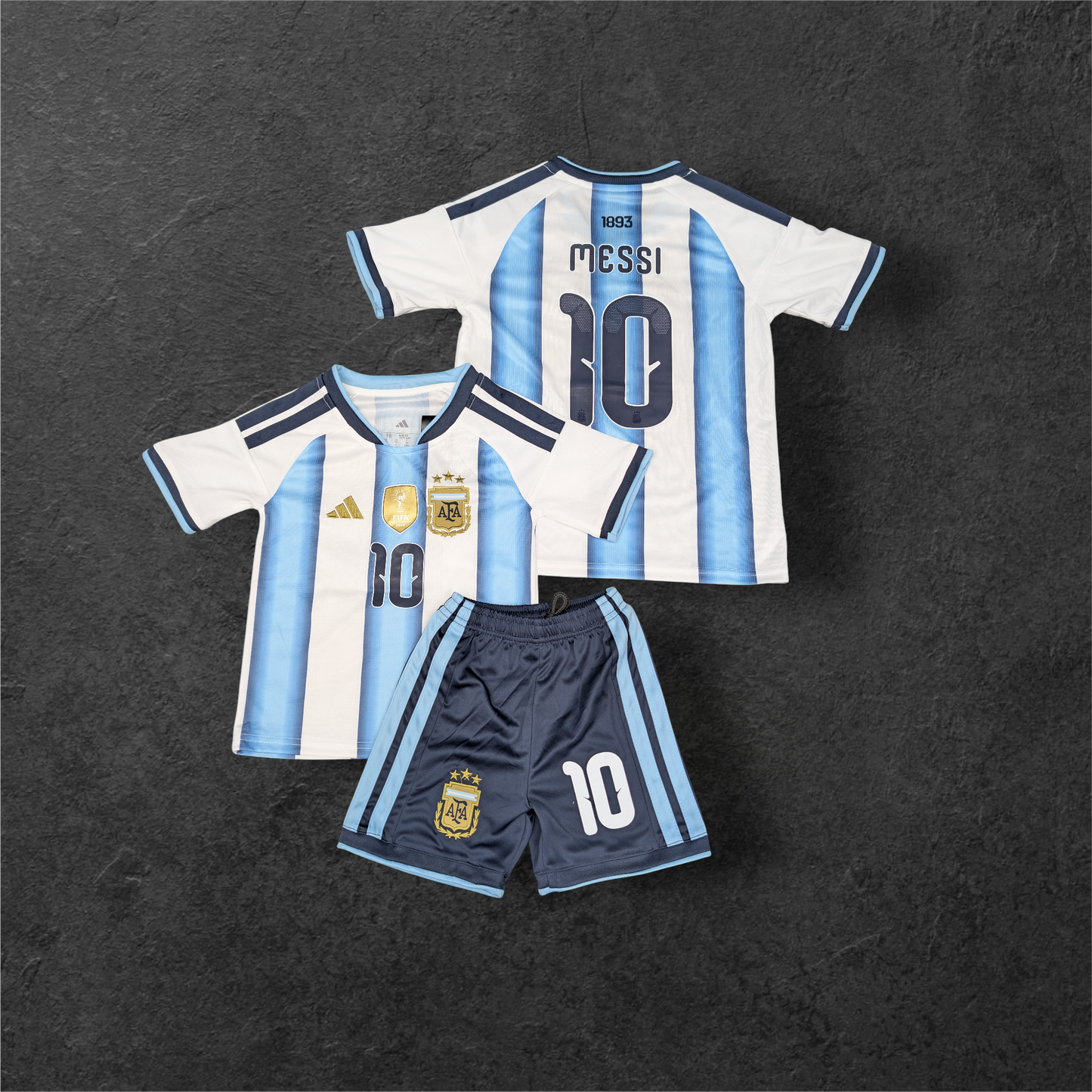 Argentina 2026-27 Home Kids Kit Messi #10